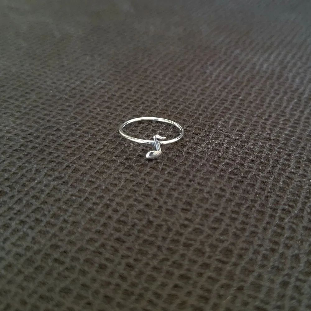 Sterling Silver🤍 Eighth Note🎶 Ring💍